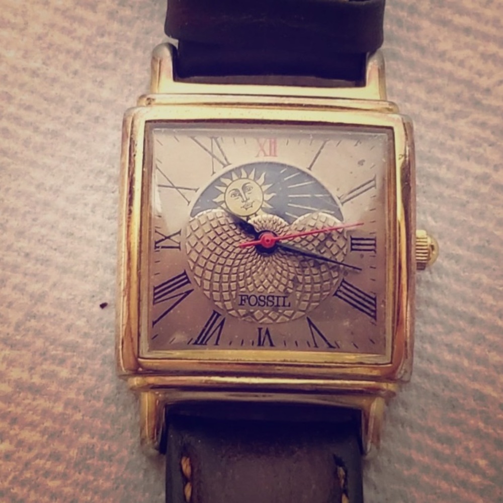 Vintage Fossil Moon Phase DL-8012 - Picture 1 of 5